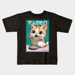 Neko Ramen Kids T-Shirt